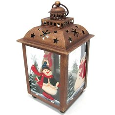 Подсвечник Снеговик L13 W13 H23 KSM-233217 Remeco Collection