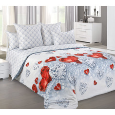 Простынь 15 сп (145х214) перкаль Драгоценность 1 компаньон Текс Дизайн