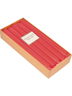 Свеча цилиндрическая HorizonCandle красная h230d20 мм 10 шт/уп MIR Light
