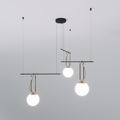 Подвесной светильник Eurosvet Riche 70143/3 черный / латунь с белым матовым плафоном E27