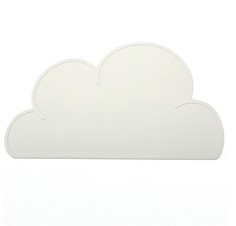 Силиконовая салфетка-мат под тарелку Облако, 48?27 см (Цвет: Белый ) No Brand