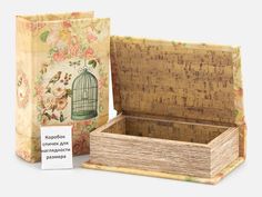 Книга-шкатулка "Певчая птица" No Brand