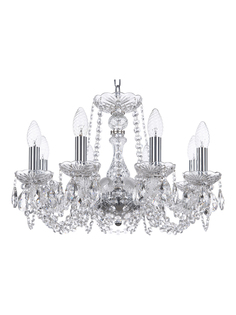 Люстра подвесная хрустальная 119/8/165 Ni Bohemia Ivele Crystal