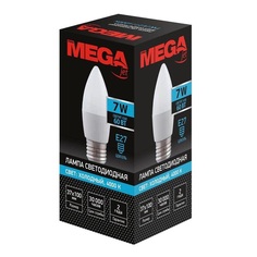Лампа светодиодная ProMega jet 7W E27 4000K свеча 10шт/уп, 1316858