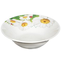 Салатник керамика, круглый, 18 см, Ромашка, с7-7869 No Brand