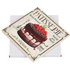 Подставка под горячее керамика Daniks Кондитерская