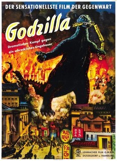 Постер к фильму "Годзилла" (Gojira) A4 No Brand