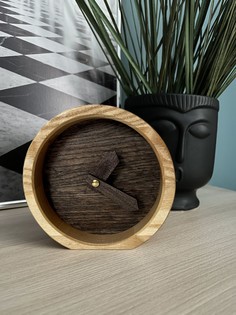 Настольные интерьерные деревянные часы Raisin Time PlatoS