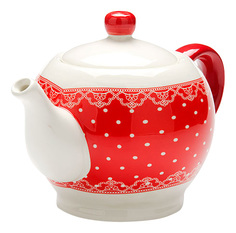 Заварочный чайник LORAINE Красный узор 950 мл LR(х18)