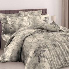 Простынь 1.5 сп. 150х215 бязь Экзотик бежевый Ивановотекстиль