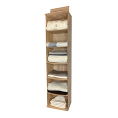 Органайзер подвесной с 6 полками бежевый Tinadi