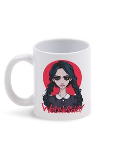 Кружка Каждому Своё Уэнсдей, Венсдей, Wednesday, Сериал 330 мл