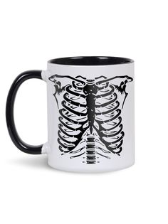 Кружка Каждому Своё Скелет, Skeleton, Кости 330 мл
