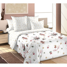 Простынь евро (220х240) перкаль Зимние праздники 1 основа Текс Дизайн