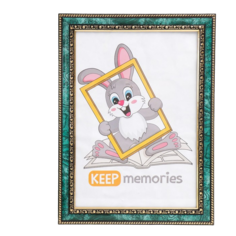 Фоторамка пластик 21х30 см малахит (785) Keep Memories
