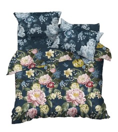 Комплект постельного белья 1,5 спальный бязь Mia Cara Цветочный вернисаж