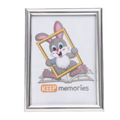Фоторамка пластик 13х18 см серебро (112) Keep Memories