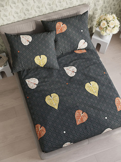 Простынь на резинке Simple House Leaves 120х200 см