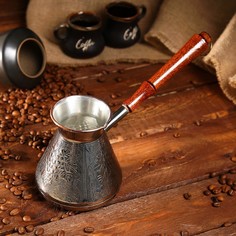 Турка для кофе медная «Виноград», 0,6 л No Brand