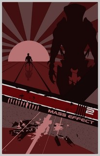 Постер к игре "Масс Эффект 2" (Mass Effect 2) A4 No Brand