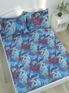 Простынь на резинке Сказка Золотая рыбка 140х200 см