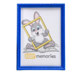Фоторамка пластик L-2 21х30 см синий (пластиковый экран) Keep Memories