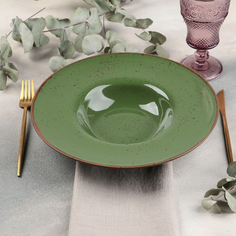 Тарелка для пасты Punto verde, 500 мл, d=31 см Хорекс