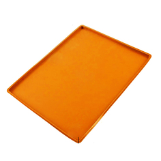 Силиконовый коврик для выпечки, оранжевый, 31х26х0,9 см, Kitchen Angel KA-SILMAT-08