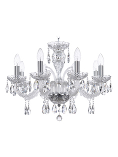 Люстра подвесная хрустальная 118/8/195 Ni Bohemia Ivele Crystal