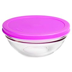 Салатник круглый 17 см с крышкой Chefs Pasabahce 53563SLBD2 бесцветный