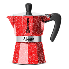 Кофеварка гейзерная AETERNUM/Bialetti Allegra RUBIN на 3 чашки