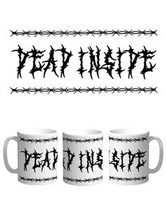 Кружка Каждому Своё Дед инсайд, Dead inside, Zxc 330 мл