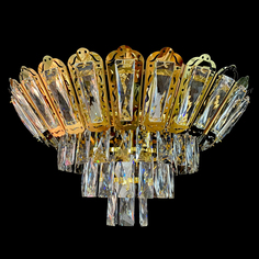 Люстра подвесная SL859/750 Crystal Gold Studio Led