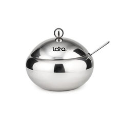 Сахарница / LR08-35 SS / серебристый / 460 мл No Brand