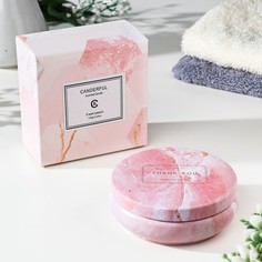 Ароматическая свеча из соевого воска с сухоцветом Свежий нектарин, 110 г Богатство Аромата