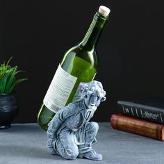 Сувениры из мраморной крошки Подставка под бутылку "Официант" 16,5см
