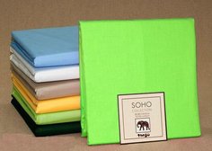Простыня из сатина TANGO SOHO салатовая 240х260