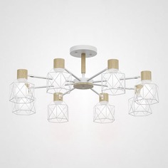 Потолочная люстра ImperiumLoft Corf B3 White 8 lamps