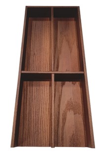 Деревянный лоток для столовых приборов Ashwood BOX-200-NUT из массива ясеня Малеев Александр