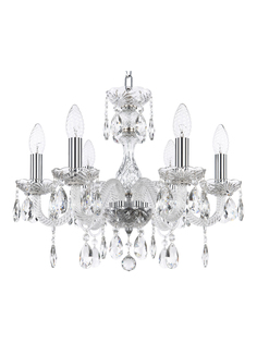 Люстра подвесная хрустальная 117/6/165 Ni Bohemia Ivele Crystal