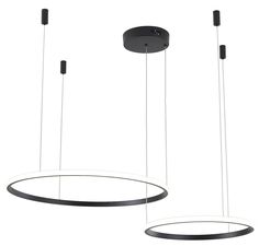 Люстра Zortes Ringolight ZRS.33321.63F LED подвесная светодиодная 63 Вт черный No Brand