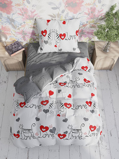 Постельное белье Сказка Lovecats 1,5-сп