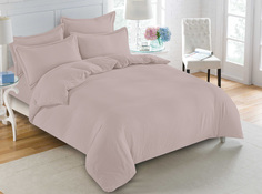 Комплект постельного белья Павлина Luxury 1,5-спальный (М254) Пудровый Pavlina
