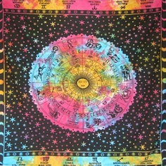 Этническое покрывало Зодиаки 2,2х2м Индия