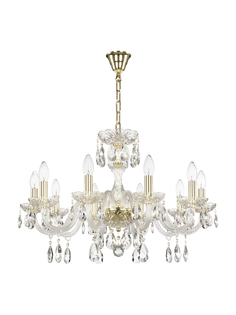 Люстра подвесная хрустальная 117/10/240 G Bohemia Ivele Crystal