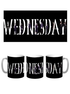 Кружка СувенирShop Wednesday Уэнсдэй Венсдей 330 мл
