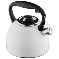 Чайник со свистком Катунь Грани 2,5л КТ-144 белый Katun