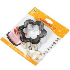 Набор форм для запекания сталь, 3 шт, фигурный, Y3-1041 No Brand