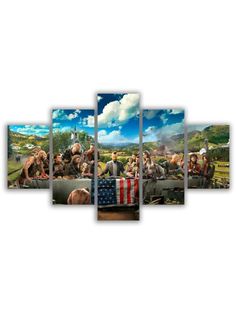 Картины Красотища Модульная картина Far cry 5 140х80