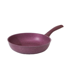 Сковорода Trendy style, d=26 см, с ручкой, антипригарное покрытие, цвет бордовый No Brand